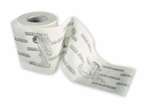 Perfektný darček na toaletný papier Kamasutra