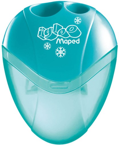 MAPED IGLOO DVOJITÁ BRÚSKA S NÁDOBOU MIX FAREB 1 ks