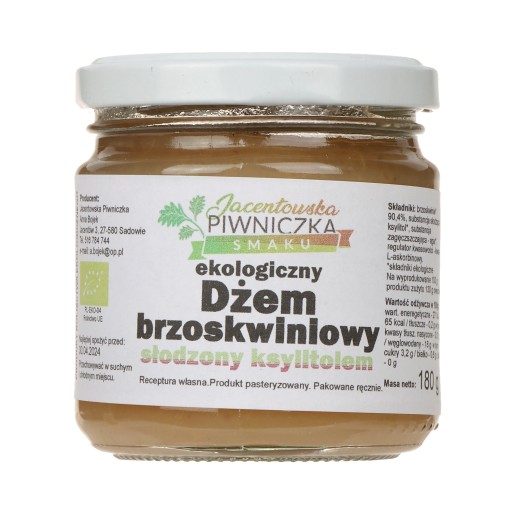 Bio broskyňový džem s xylitolom BEZ CUKRU Jacentowska Piwniczka
