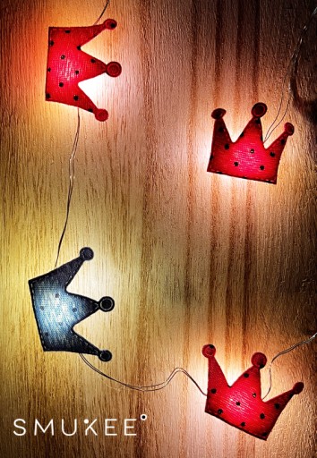 LED KRUNOVÁ DEKORATÍVNA REŤAZ 90CM, NA BATÉRIU