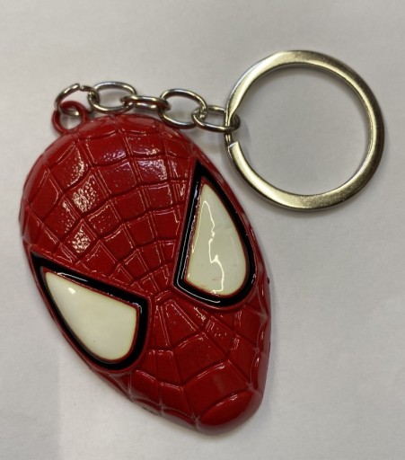 KĽÚČENKA SPIDERMAN MASKA KĽÚČENKA COSPLAY KOVOVÁ KĽÚČENKA