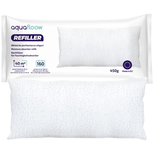 Vložka absorbéra vlhkosti AquaFloow 450g odvlhčovač vzduchu 1 kus