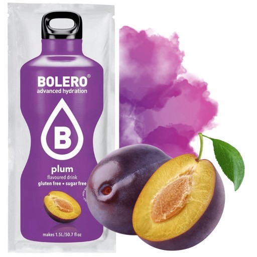 Bolero Drink so stéviou BEZ CUKRU Bezlepkové 9g prášková príchuť SLIVKA SLIVKA