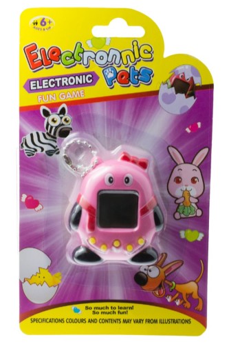 HRAČKA TAMAGOTCHI ELEKTRONICKÁ RUŽOVÁ HRA ZVIERATKA