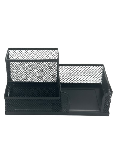 Organizér na stôl Pen&GO 3 priehradky PG9058 - Čierny