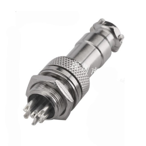 Priemyselný skrutkový konektor GX16 6PIN zástrčka so zásuvkou