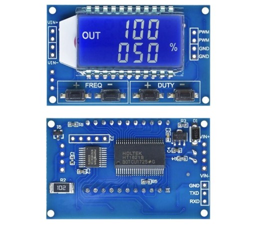 Generátor signálu 388 PWM 1Hz - 150Khz LCD