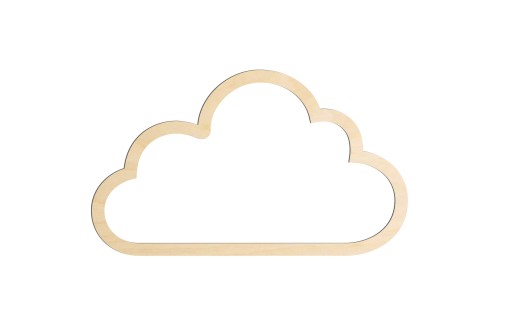 CLOUD makramé základ Drevená obruč 3 KS Cloud makramé obruč