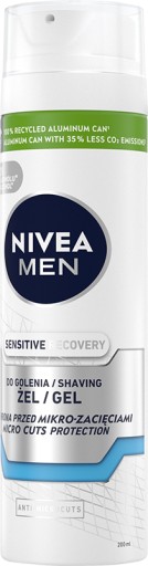 NIVEA MEN SENSITIVE RECOVERY Regeneračný gél na holenie pre mužov 200ml