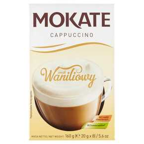 CAPPUCCINO MOKATE VANILKA 160G