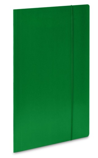 A4 zakladač s gumičkou, zelený, 380g, pevný, lak Vaupe