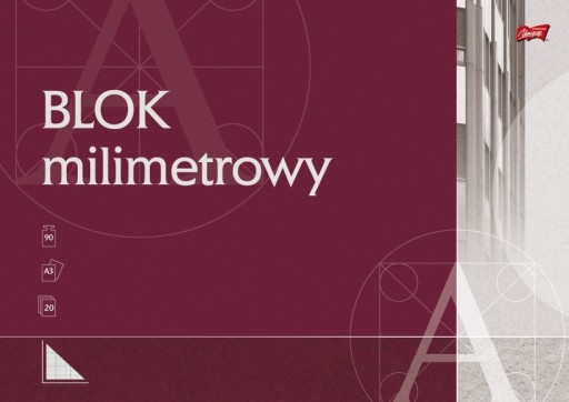 A3 milimetrový blok 20 listov Unipap