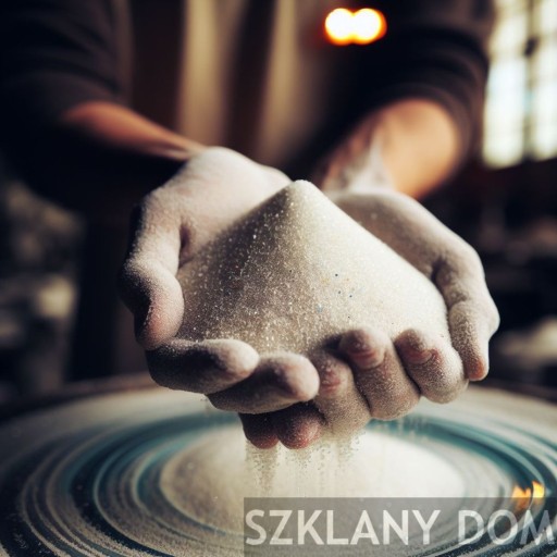Sklenený granulát, pieskovanie, pieskovanie skla, abrazíva