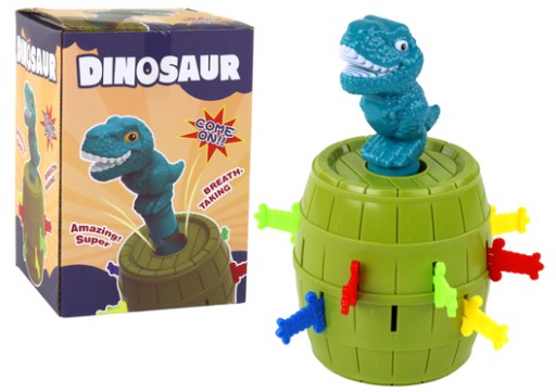 Arkádová hra Dinosaur In Barrel Pop-up Dinosaur