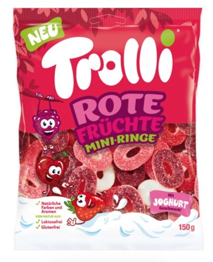 Mini prsteň Trolli Rote Früchte