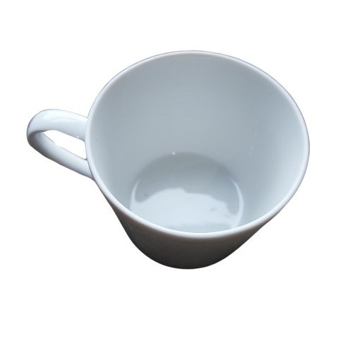 Biela porcelánová šálka 180 ml na kávu a čaj