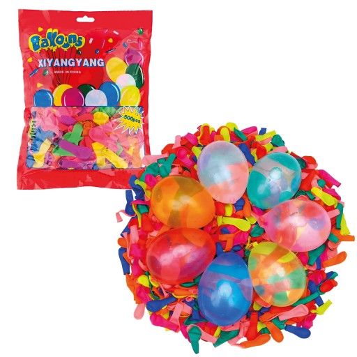 MINI VODNÉ BALÓNY VODNÉ BOMBY FAREBNÉ HRAČKY HÁDACIE BALÓNY 500 x