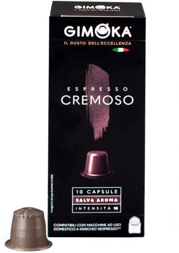 GIMOKA CREMOSO KÁVOVÉ KAPSULY pre NESPRESSO 10 ks