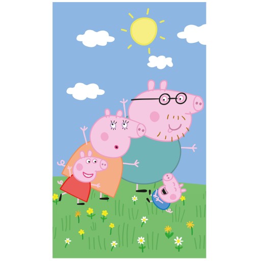 Uterák do škôlky pre dieťa, 30x50, malé FROTTE Peppa Pig a jej rodina