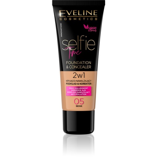 EVELINE Selfie Time zakrytie palubovky 05 Béžová 30ml