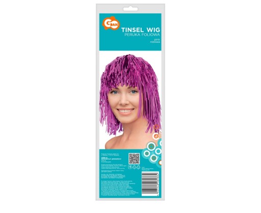 Parochňa False Hair Outfit Maskovacia fóliová ružová