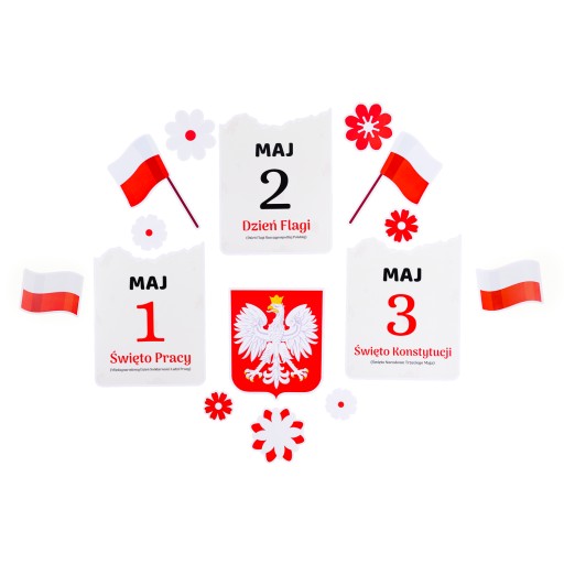 Vlastenecká VÝZDOBA NA 1. A 3. MÁJ DEN ÚSTAVY - MÁJOVÉ SVIATKY