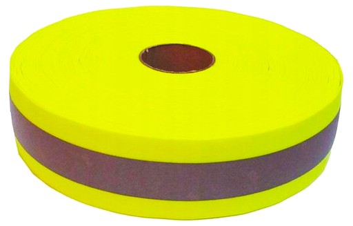 FLUO REFLEXNÁ VÝSTRAŽNÁ PÁSKA, šírka 5cm
