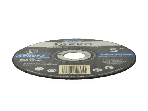 INOX KOVOVÉ REZNÉ KOTÚČE 125X1,2MM GEKO G78212