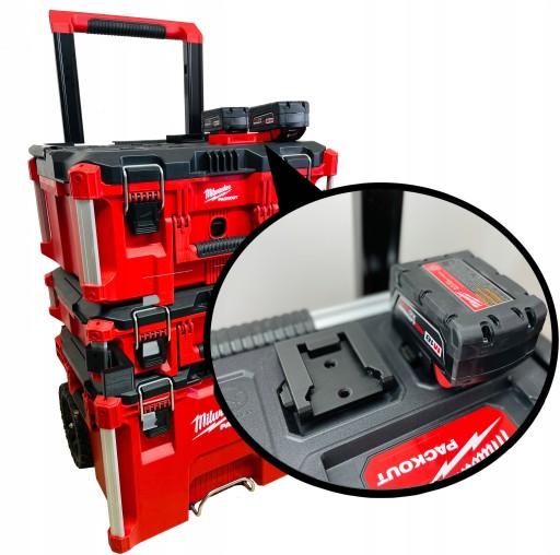 Držiak batérie P4U Milwaukee M18