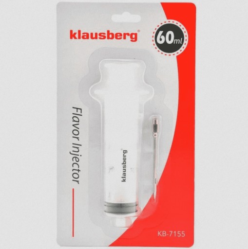 KUCHYŇSKÁ INJEKČNÁ STRIEKAČKA 60ML NA NÁDRŽENIE