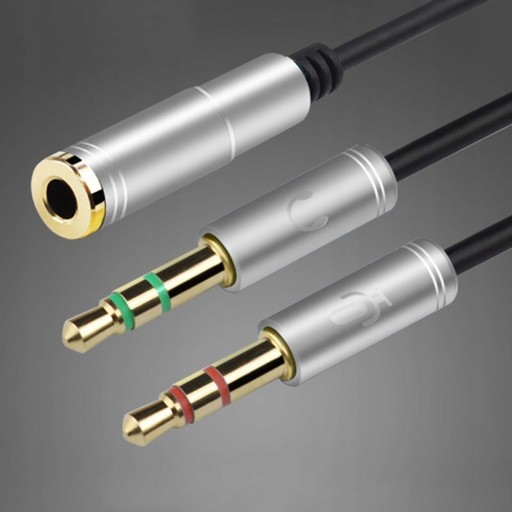 Adaptér na kábel slúchadiel Splitter Jack 3.5 KVALITA