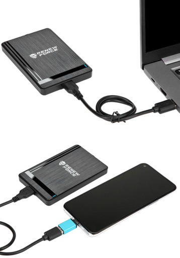 Zásuvka HDD Kryt pevného disku SSD 2,5'' SATA až 5 Gbps USB 3.0
