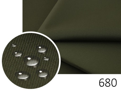 VODEODOLNÝ MATERIÁL KHAKI OXFORD #680 LÁTKA VONKAJŠÍ ZÁHRADNÝ altánok
