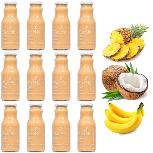 EatMe Smoothie 240 ml Ananás Banán Jablko Kokos