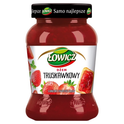 Łowicz Jahodový džem s nízkym obsahom cukru 450 g