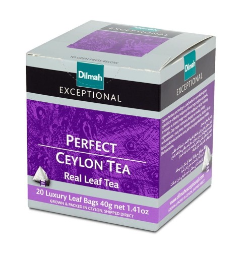 Dilmah Black Tea Exceptional Perfect Ceylon Tea 20x2g