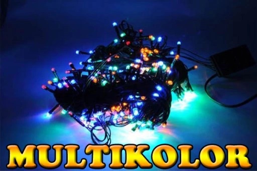 OSVETLENIE VIANOČNÉHO STROMČEKA 200 LED VONKAJŠIE / VNÚTORNÉ VIACFAREBNÉ