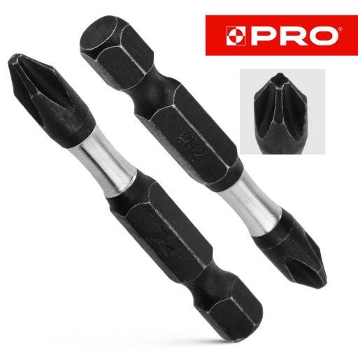 Nárazový bit PH2 Nárazové bity 50mm | Nárazový bit pre skrutkovač 2 ks.