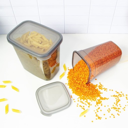 Kuchynská nádoba na sypké produkty, potraviny, kávu, cukor, soľ, cestoviny, 1,85L