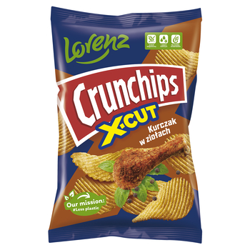 Crunchips X-Cut kura s bylinkami 140g ..