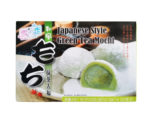 Yuki a milujú zelený čaj Mochi