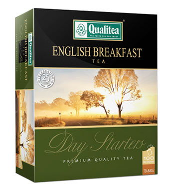QUALITEA anglické raňajky čierny čaj 100 tb