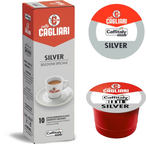 Caffitaly kapsule pre Cafissimo * Espresso Silver Caliari 10 ks