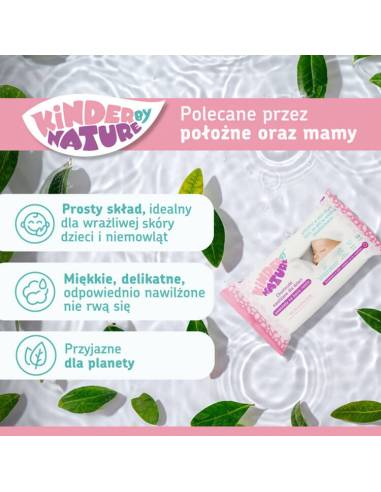 KINDER BY PRÍRODA VLHČENÉ Utierky PRE DETI 56 KUSOV NA RASTLINNEJ BÁZE