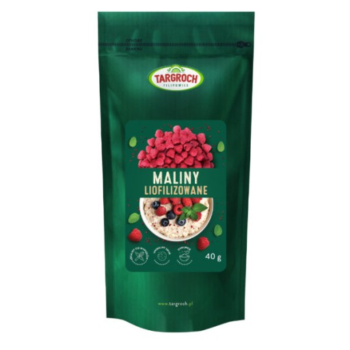 Mrazom sušené maliny celé ovocie 40g