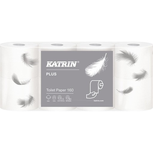 KATRIN 112966 TOALETNÝ PAPIER 8 VALCOV