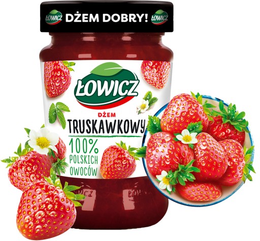 Łowicz jahodový džem 280 g