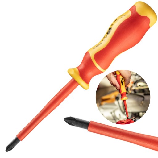 SKRUTKOVAČ PZ2 X 6 X 100 MM 1000V 04-136 NEO TOOLS