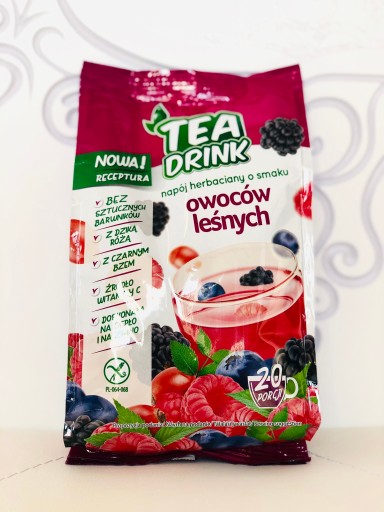 Ovocný instantný čaj s príchuťou lesného ovocia 300g vrecúško