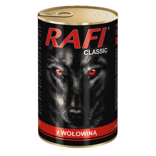 RAFI CLASSIC mokré krmivo pre psov s hovädzím mäsom 1240 g